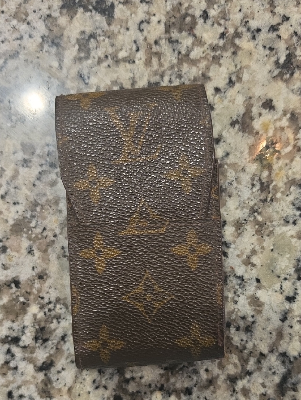Louis Vuitton Monogram Canvas Card Sleeve - Brown with Tan Monogram
